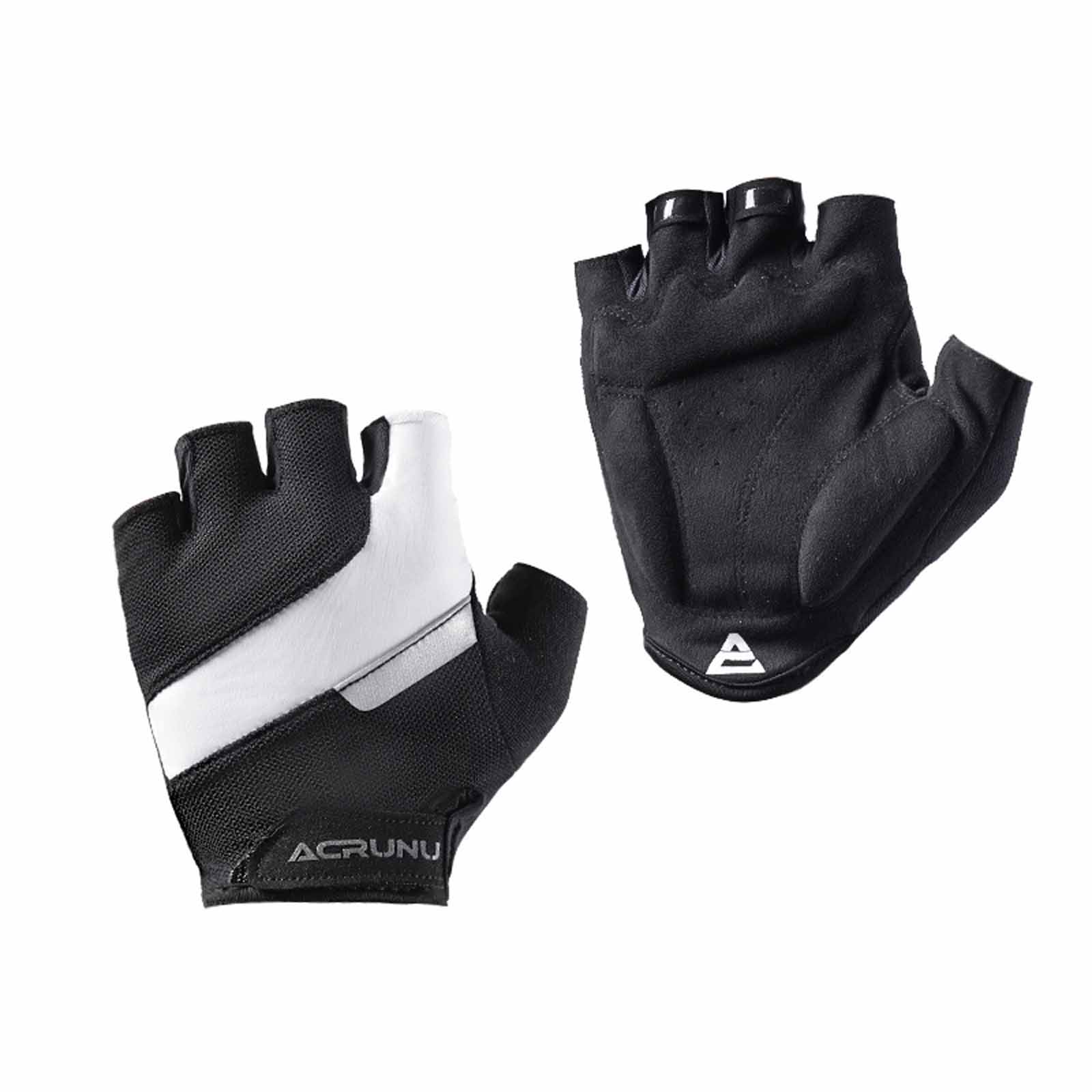 

Unisex Half-Finger Bike Gloves, Cushioned Breathable Cycling Gloves for Mountain & Road Riding, Wear-Resistant Gear One Size чорний