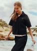 NORDISK Leisa Camping Pocket Crop Shirt - W_Black