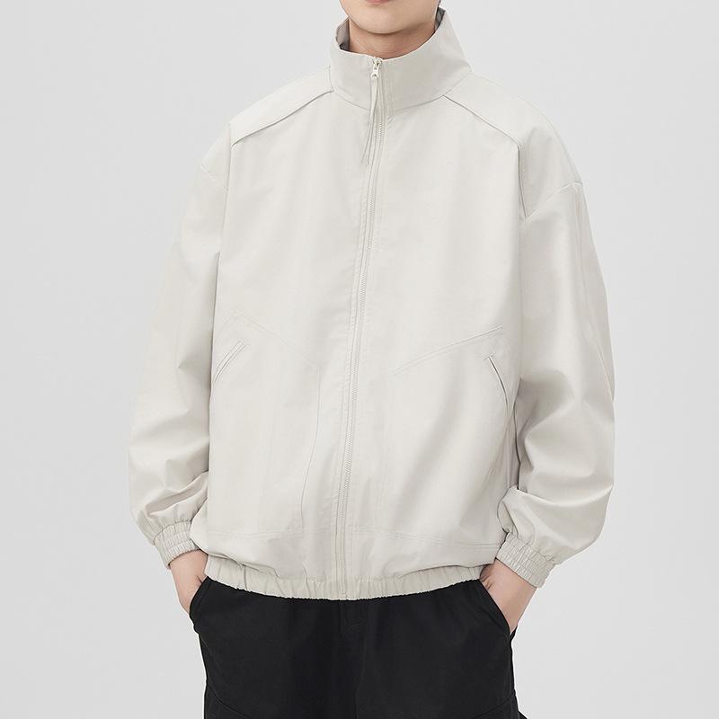 Stand-up Collar Jacket Men's Spring Clothing New Men's Slim-fit Youth Outdoor Casual Jacket