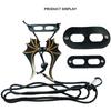 Bearded Dragon Lizard Leash Harness - 3 Size Pack Dinosaur Wing Lizard Harness Leash for Bearded Dragon Lizard Reptiles