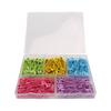 Safety Pins Steel Wire Safe Sturdy Colorful Combination Tag Pin for DIY Jewelry Making Light Green