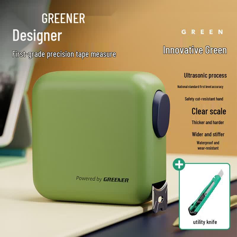 Green Forest 3m High Precision Self-Locking Tape Measure 2-Pack