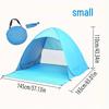 ZISIZ Outdoor Beach Tent Sun Shade