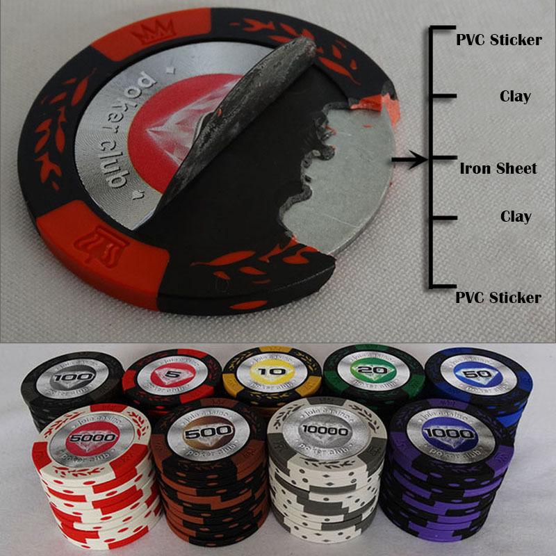 10 ks 39mm žetonů Texas Hold'Em, hliněné žetony s motivem klasu pšenice, Texas Hold'Em kreativní šachy a karetní herna, pokerová hala, pokerová mince, stolní hra