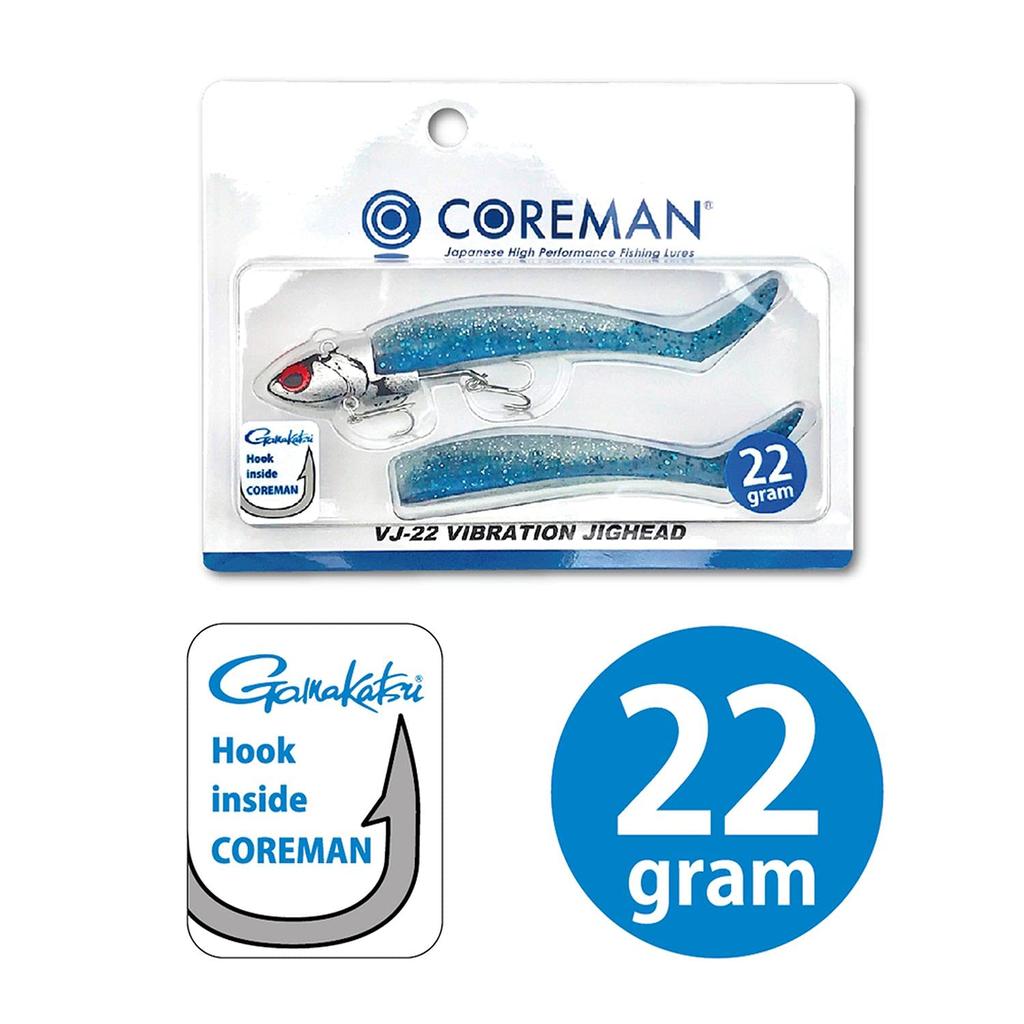 COREMAN Jig Head Vibration Jig Head Gold VJ-22 #046 Head/Shallow Sardine.