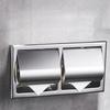 Shixun Recessed Stainless Steel Double Toilet Paper Holder