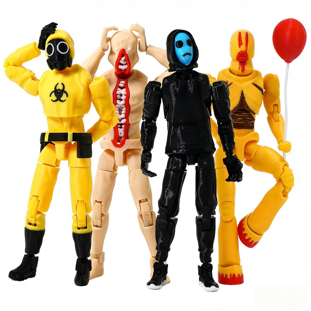 New 3D Printed Escape The Backrooms Game Peripherals T13 Multi-Jointed Movable Shapeshift Action Figure Toys