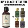Calendula Essential Oil 10ml for Aromatherapy & Home Fragrance with Free 6 Ml Attar – Aqua AQ, Dubai Oud, Aura, White Oud