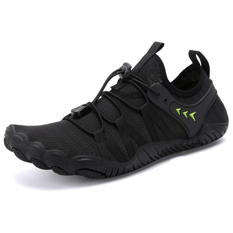 Herrenschuhe Atmungsaktive Mesh-Freizeitsneaker Outdoor Rutschfeste Wanderschuhe Leichte Reise-Trekking-Schuhe für Herren Watschuhe