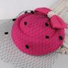 Fascinators Hat for Women Ladies 20s 50s Vintage Pillbox Hat Bridal Wedding Cocktail Tea Party Headwear with Veil