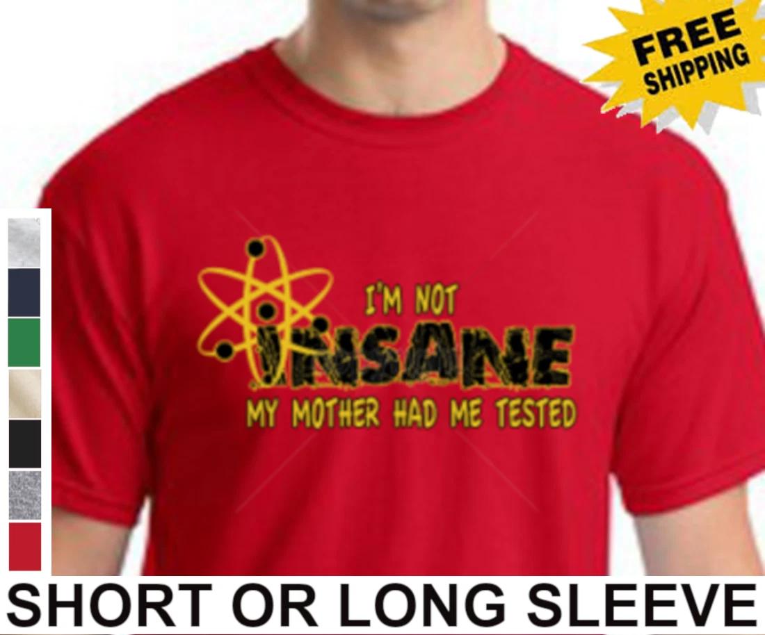 The Big Bang Theory I Am not insane Sheldon Cooper Flash New Mens Funny Shirt XL