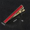 Red Men's Tie Clip - 5.5 cm Trendy Fashion Statement