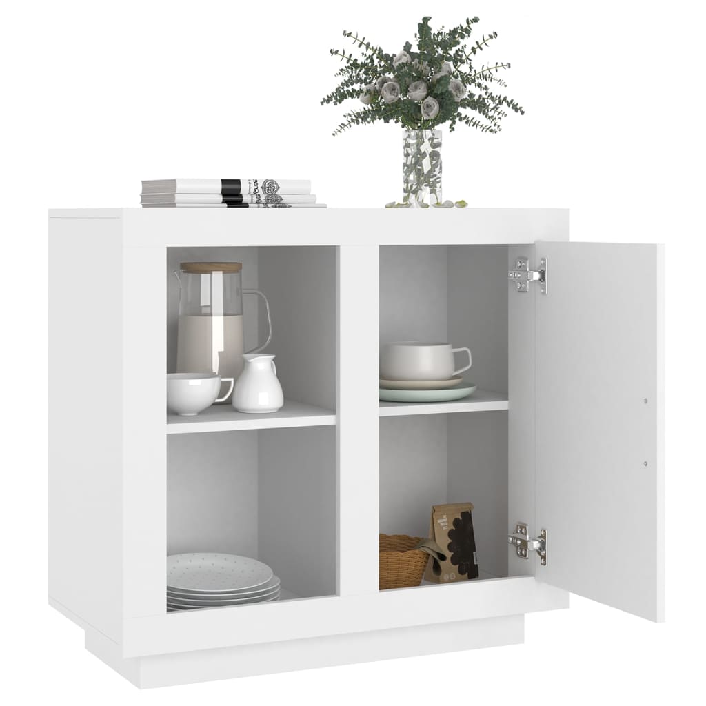 vidaXL Sideboard Weiß 80x40x75 cm