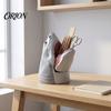 Snack-Aufbewahrungsbehälter Haifischschale Schreibtisch-Organizer, Kopfschmuck Süßigkeiten-Themenbox Schachtel, Desktop-Dekorationshalter für Zuhause Büro