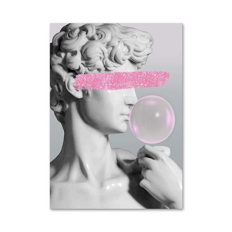 David Sculpture Posters and Prints Modern Canvas Painting Nordic Wall Art Pictures for Living Room Home Decoration