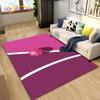 3D Basketball Basketball Cour Area Rug,Carpet Rug for Living Room Bedroom Sofa Doormat Decoration,Kids Play Non-slip Floor Mat