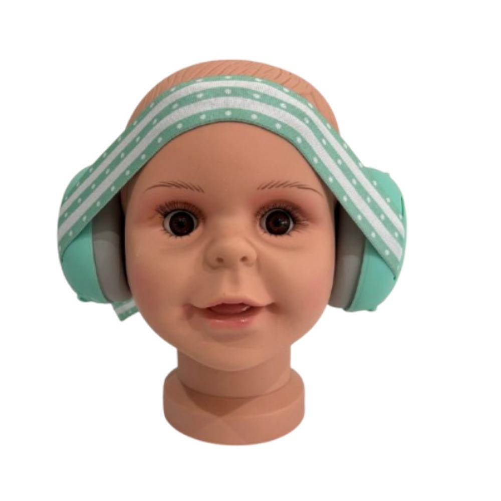 

2 in 1 Baby Ear Muffs Portable Infant Noise Reduction Earmuffs Noise Cancelling Muffler Travel Use светло-зеленый