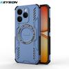 KEYSION Hollow Heat Dissipation Case for Realme 15T 5G Silicone+PC Magnetic Cooling Shockproof Phone Cover for Realme 15T