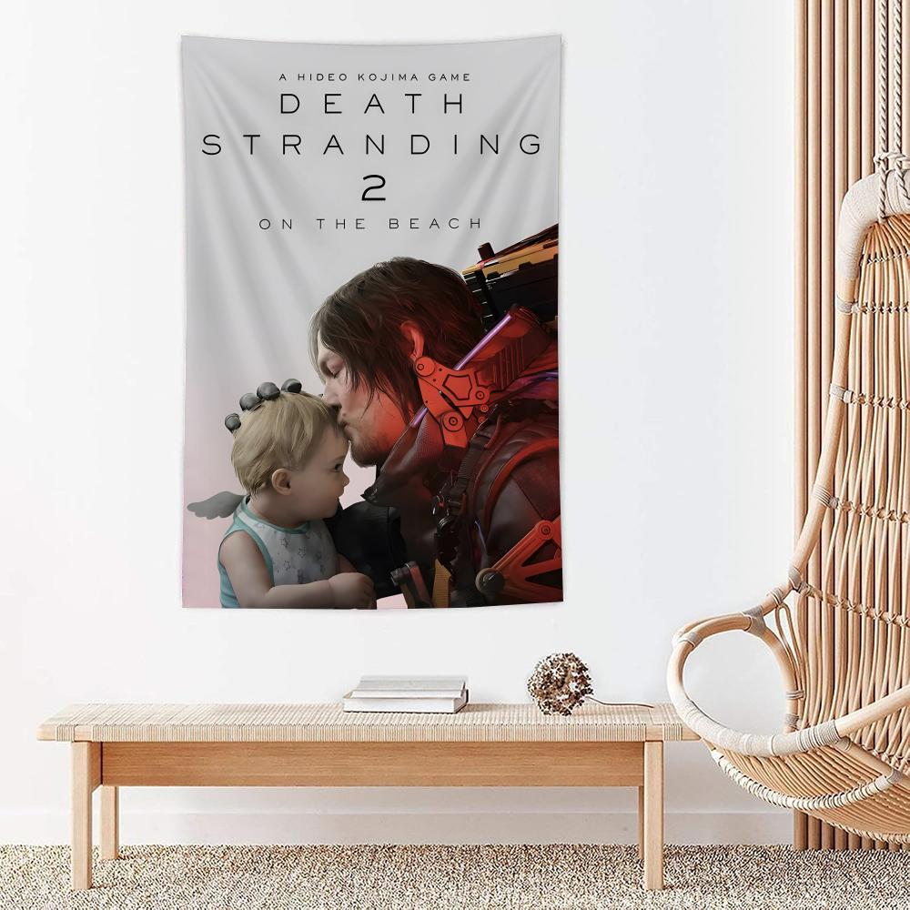 

Game DDeath Stranding 2 Tapestry For Bedroom Living Room Outdoor Wall Decor Simple Stylish Art Piece Vertical Design 74x94cm(29x37in)