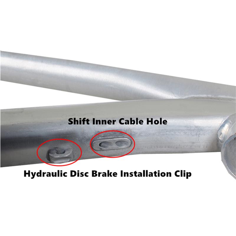 DIY Bicycle Frame 27.5 29 Inch Aluminum Alloy Oil Disc Brake Frameset Blank Rough Bicycle Parts Middle Riser Tube 17 Inch