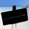 C-Commodore 64 Logo Microfiber Beach Towel Absorbent Quick Dry Soft Yoga Swimming Resort Mountain Climbing Towel
