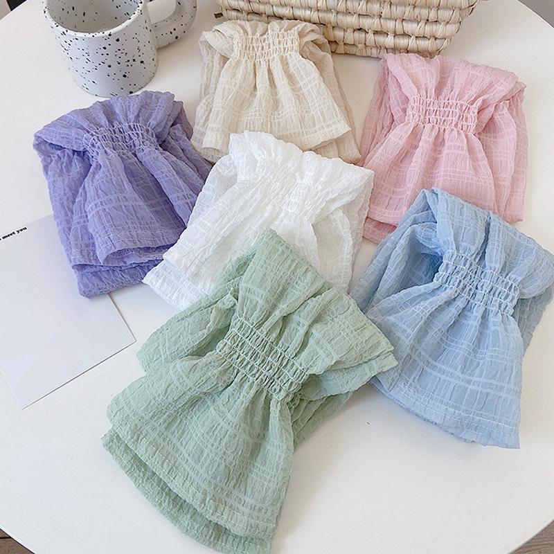 Summer Ice Silk Sunscreen Sleeve Loose Ice Sleeve Breathable Horn Sleeve