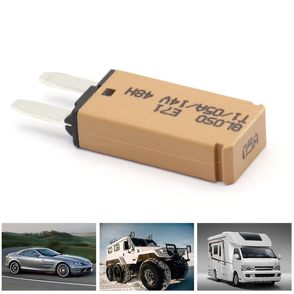 Mini Circuit Breaker Blade Fuse DC 14V Automatic Reset ATM Circuit Breaker Blade Fuse for Car Motorcycle Truck Boat Marine Circuit Breaker 6
