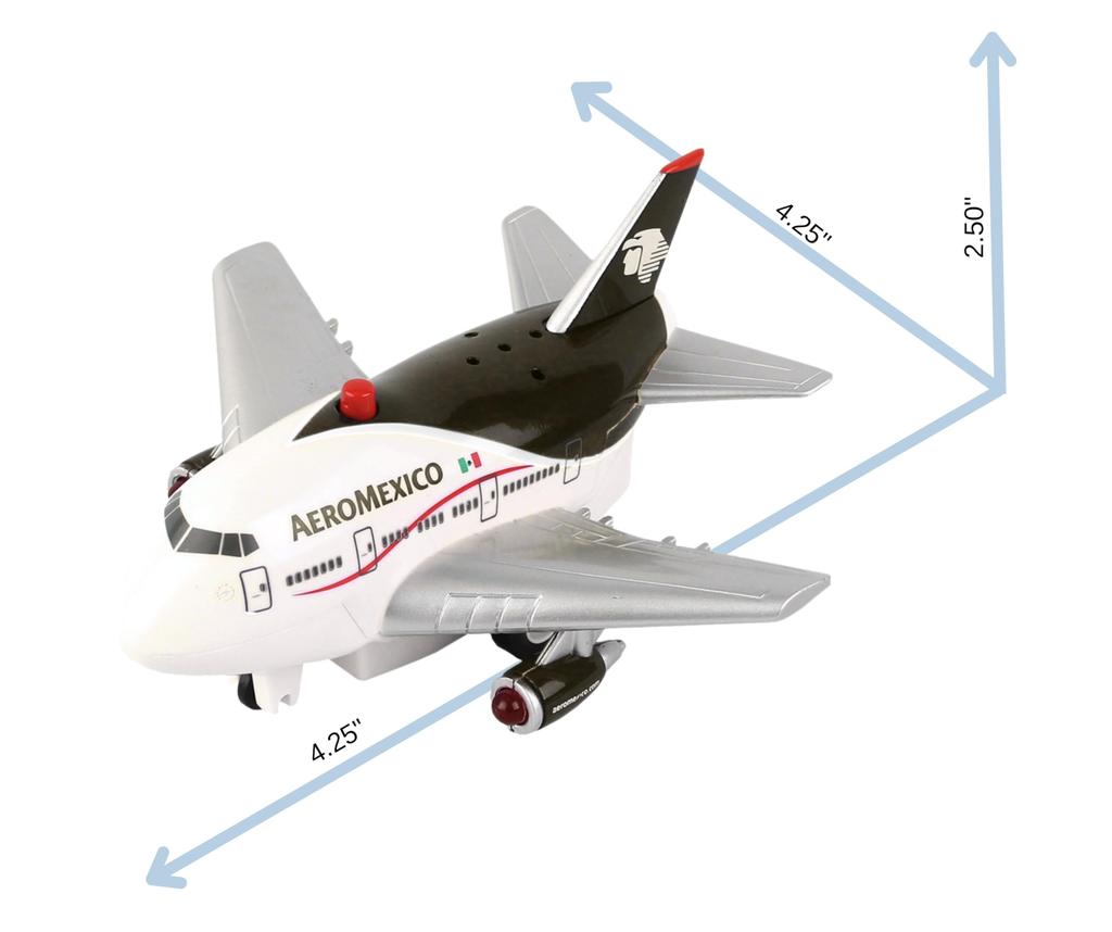 DARON B Pullback Light Sound Aero Mexico Airline TT273 &