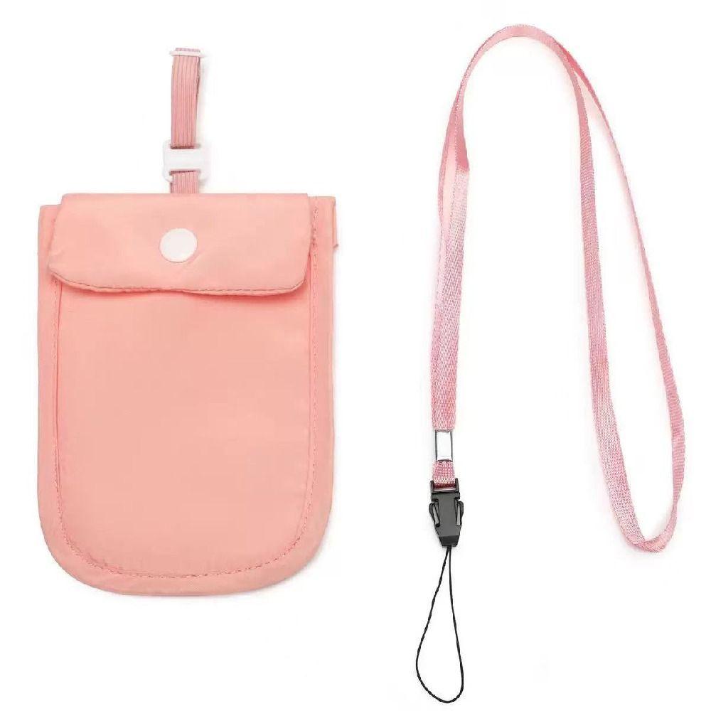 Solid Color Lingerie Coin Pouch Anti-theft Secret Travel Wallet Hidden Bra Wallet Daily Commute