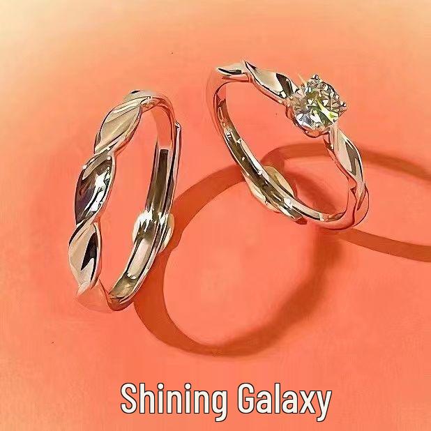 

Парные кольца Galaxy Shine Mobius - Уникальный подарок на День святого Валентина