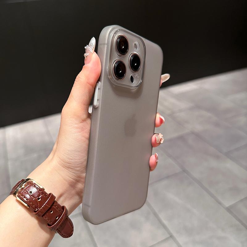 0.3mm Ultra Thin Matte Case For For Iphone 16 15 14 13 12 11 Pro Max Plus Mini Silicone Soft Candy Color Transparent Cover