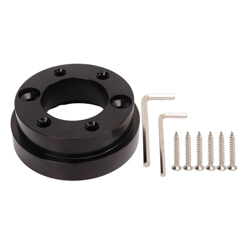 70mm Steering Wheel Adapter Plate Aluminium Alloy Steering Wheel Adapter Spacer Kit for Logitech G29 G920 13 14in Steering Wheel
