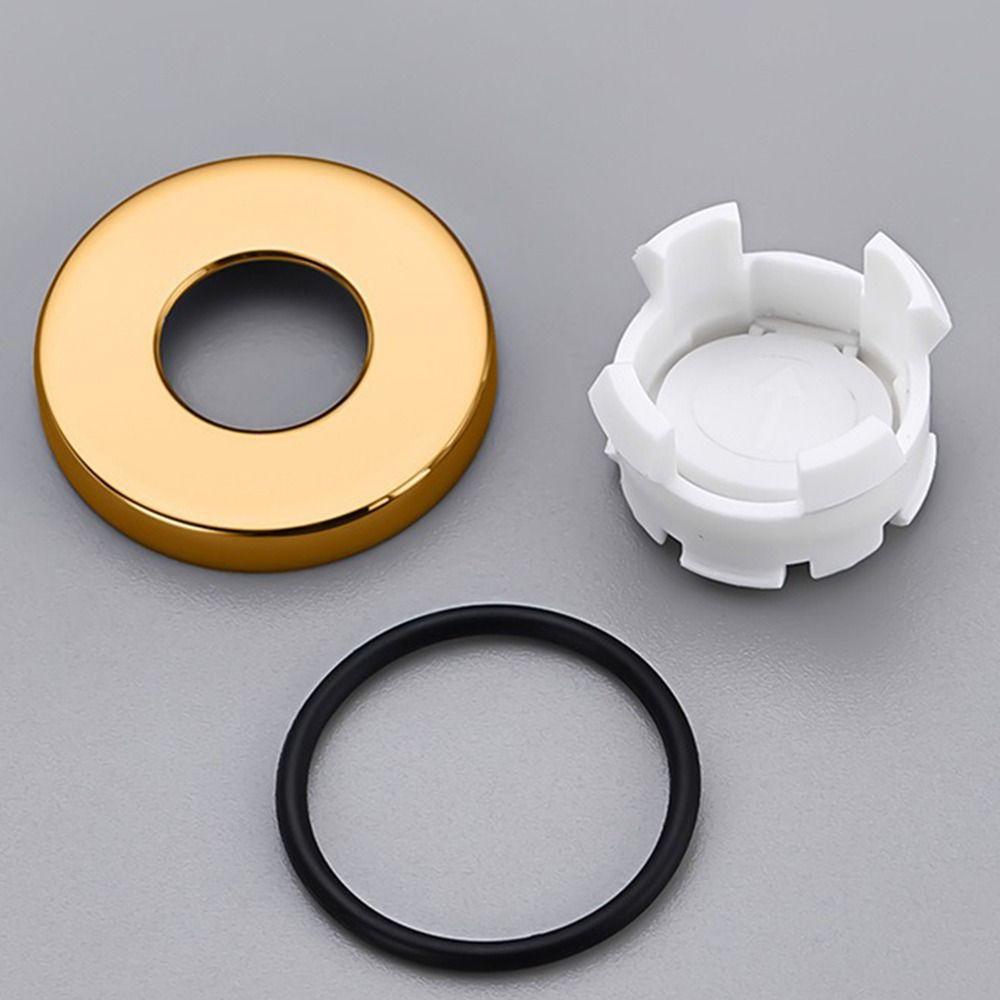 Round Sink Overflow Covers Replacement Trim Ring Cap New Sink Hole Cover  Kitchen Bathroom Supplies