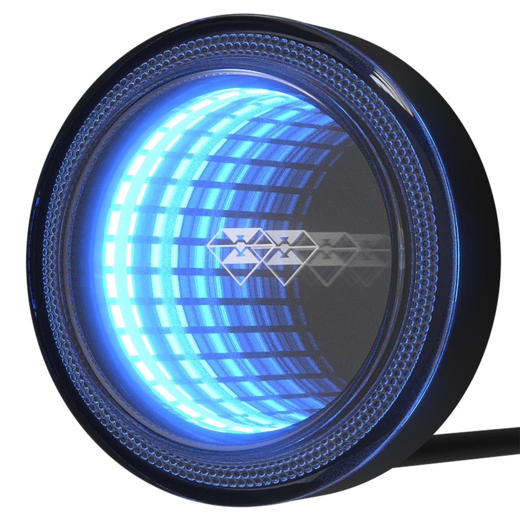 12V High-Brightness LED Motorcycle Abyss Decorative Lights - Personalized Atmosphere with Side Warning
