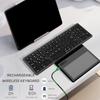 Foldable Keyboard BT3.0 Wireless With Integrated Touchpad And Numpad Long Battery Service For 30Hrs Uninterrupted Work