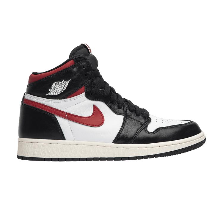 Jordan 1 Retro High Black Gym Red (GS) 38