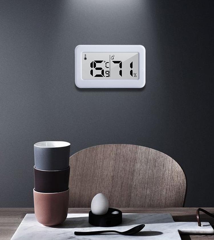 Pandun 1cm Slim Digital Thermometer & Hygrometer for Baby Room