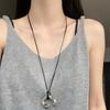 Minimalist Water Drop Long Necklace for Women - Light Luxury Clavicle Chain Accessory