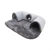 Function Cat Tunnel Bed Hideaway with Hanging Toys Play Area for Indoor Cats And Bunnies