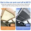 1Set Front Rear Skylight Sunshade Ultraviolet Isolation Front Rear Top Glass Window Roof Shade for Tesla Model 3 Highland 2025