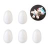 50Pcs Solid White Egg Foam 3Cm Easter Craft DIY Painting Decoration for Festival Party Egg Foam Painting Crafts