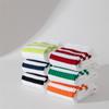 Drei-Streifen Sport Laufsocken, Herrensocken, Gestreifte College Lange Socken, Frotteesocken