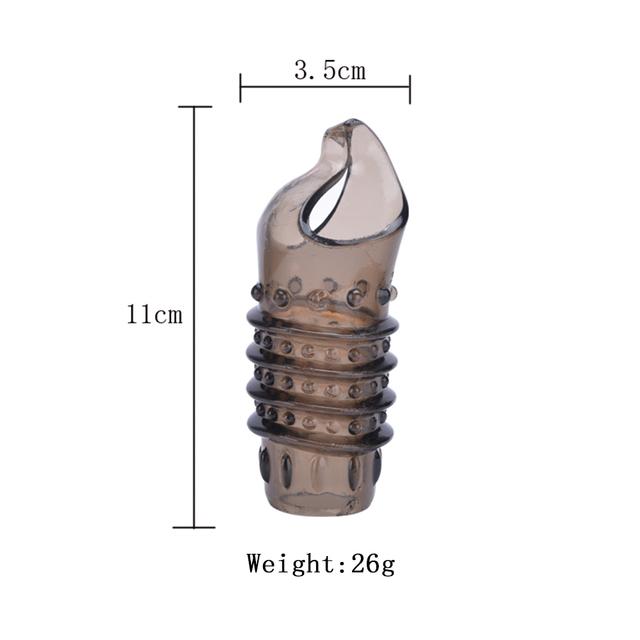 Silicone Penis Dick Extensions Condom Penis Sleeve Male Enlargement For Men Delay Spray Massager Cock Ring Cover Adult Sex Toys 