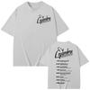 Enjambre Band Noches De Salon Album Print T-shirt Fashion Rock Pop Music T Shirt Men Women Loose Short Sleeve T-shirts