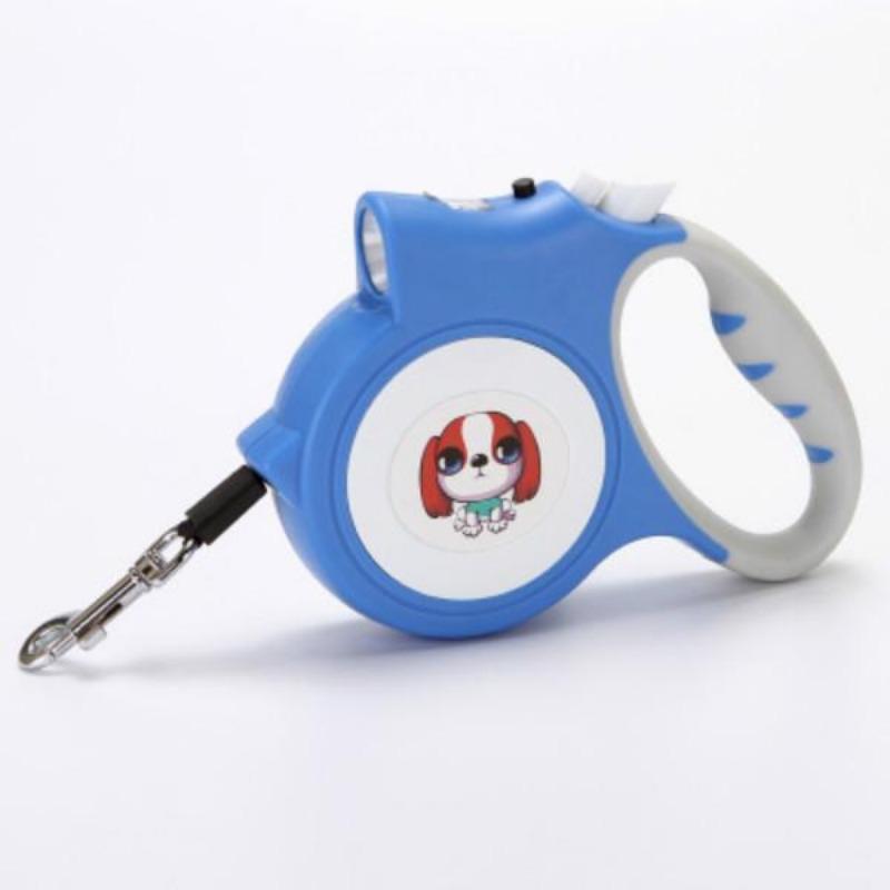 Dog Leash with Flashlight Extending Walking Leads for Small Medium Dogs
