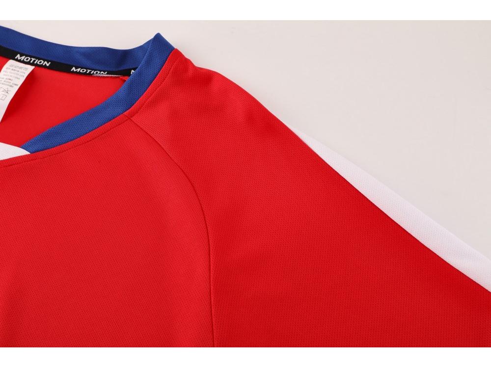 Maillot d'entraînement de football à manches courtes et séchage rapide pour hommes, étudiants et enfants
