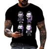 2025 Summer Men's 2D Printing Famous Wrestler Rhea Ripley T-shirt Children's Street Round Neck Sports Large Top