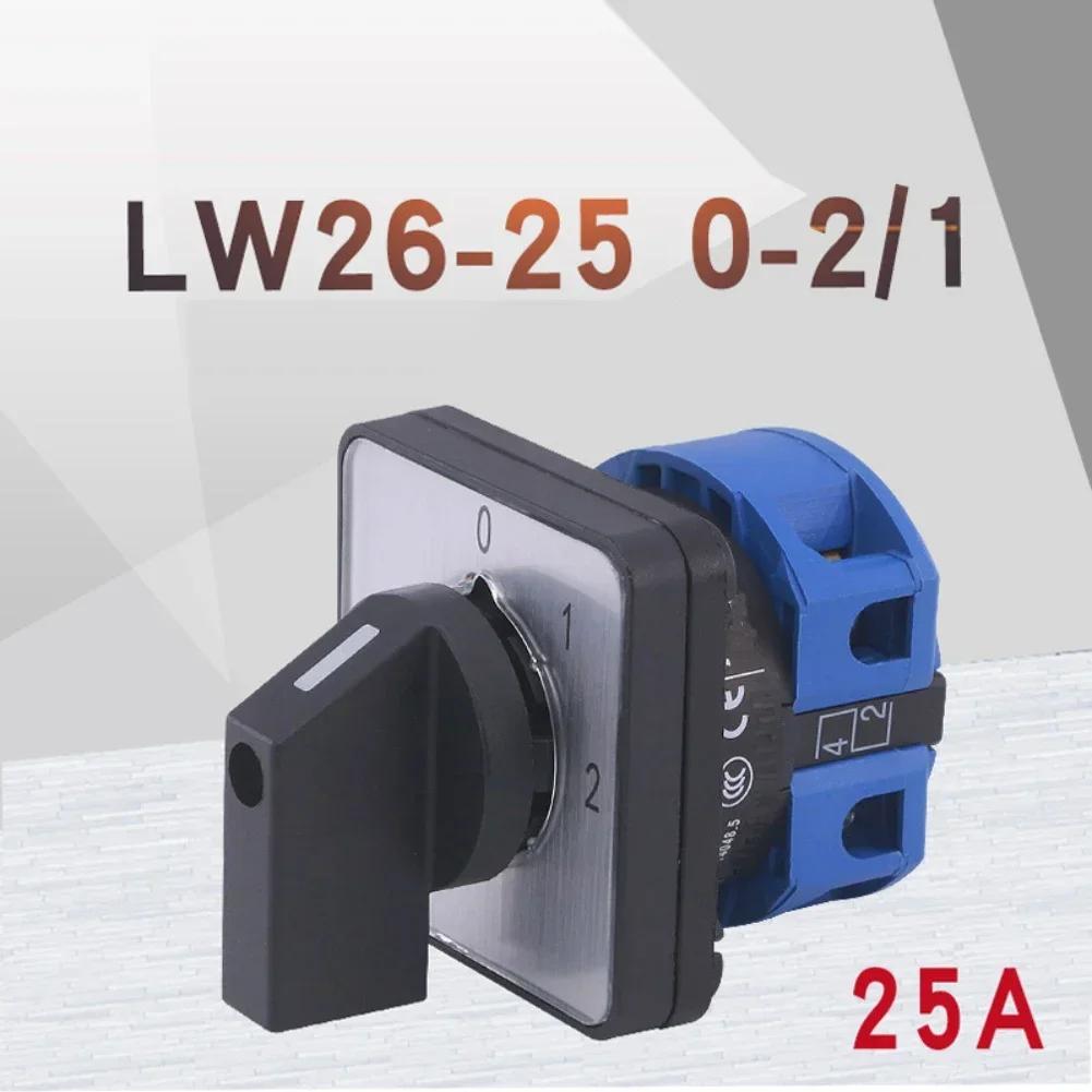 

25A IP20 2 Position Changeover Switch 4 Terminals for LW2625 021 LW2825 Control Switch for Electrical and Welding Equipment China Mainland