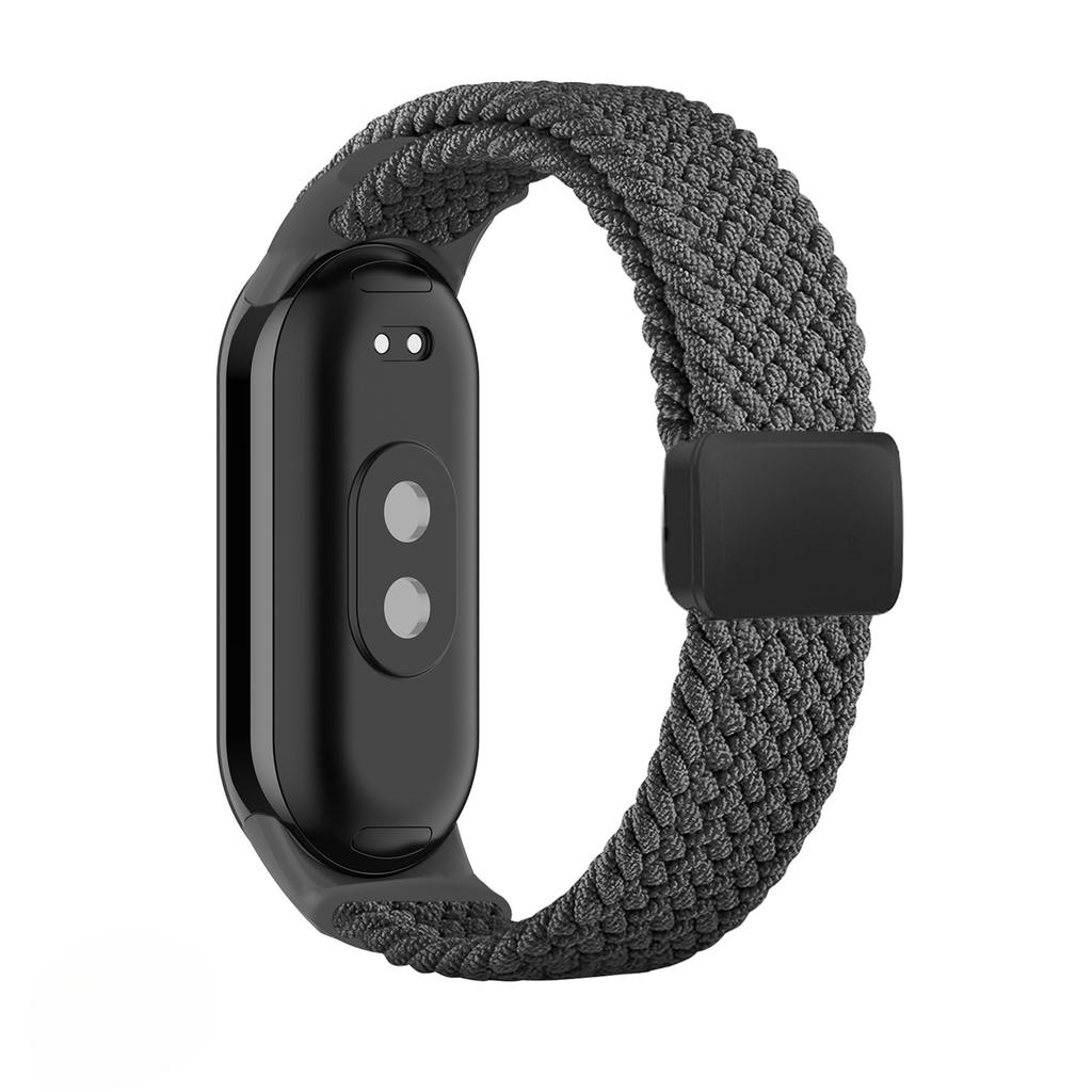 Braided Nylon WatchBand Strap For Xiaomi Mi Band 10 Smart Wristband Braided Elastic Weave Bracelet Miband 8 9 Watchstrap