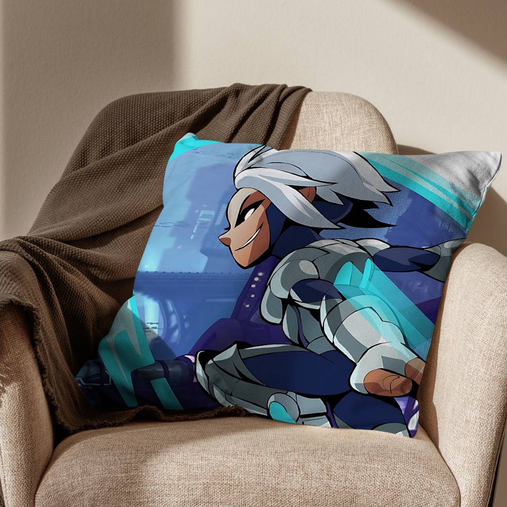 game B-Brawlhalla Rupture Pillow Case Square Double-Sided Printing Short Plush Sofa Cushion Cover Bedroom Bedside Pillow